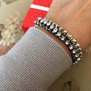Vintage Silver Twist Bracelet OS